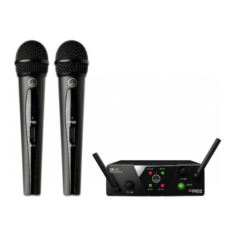 Аналоговая радиосистема AKG WMS40 Mini2 Vocal Set BD US45A/C EU/US/UK